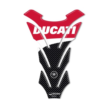 RESINA CARBONO- RESINA ROJA TANQUE PARASTERS para DUCATI -CORSE MOTO