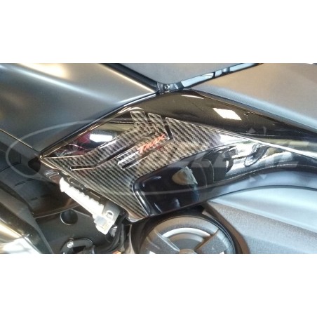 2 ADESIVI in GEL  protezioni PIEDI PASSEGGERO compatibili x YAMAHA TMAX 530 2017-2020