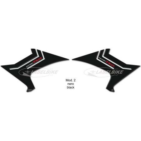 2 ADESIVI in GEL  protezioni PIEDI PASSEGGERO compatibili x YAMAHA TMAX 530 2017-2020