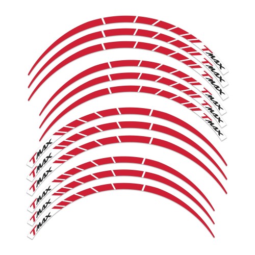 RINES ADHESIVOS compatibles x scooter YAMAHA TMAX 2001-2007 aniversario 2