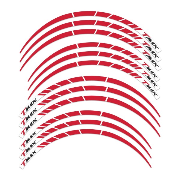 JANTES ADHÉSIVES BANDES compatibles x scooter YAMAHA TMAX 2001-2007 anniversaire