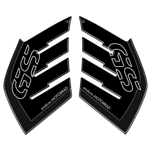 3D SIDE GEL ADHESIVES compatible avec BMW R1200 GS 2004-2007 CARBON LOOK