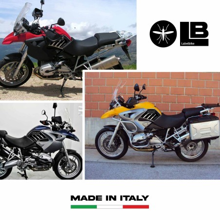 3D SIDE GEL ADHESIVES kompatibel mit BMW R1200 GS 2004-2007 CARBON LOOK