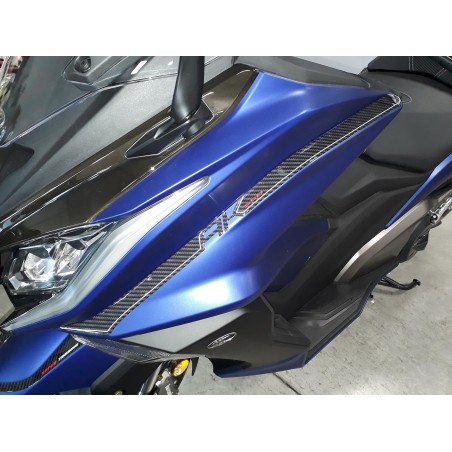Kit Adesivi 3d Fasce Frontali Compatibili Per Scooter Kymco Ak 550 2017-2022
