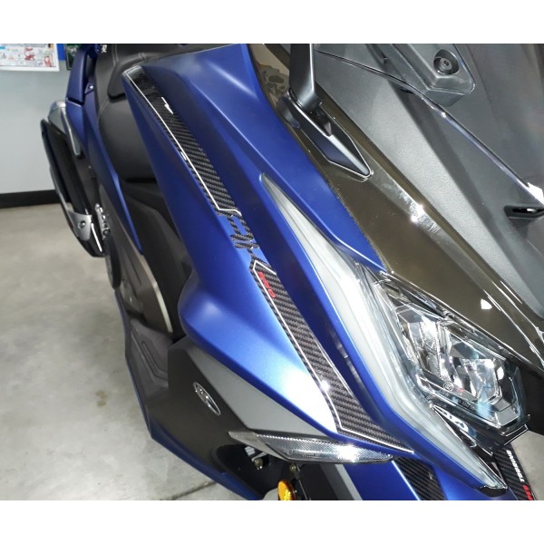 Kymco Ak 550 2017-2022 Kymco Ak 550 Scooter Compatible Front Bands 3d Sticker Kit