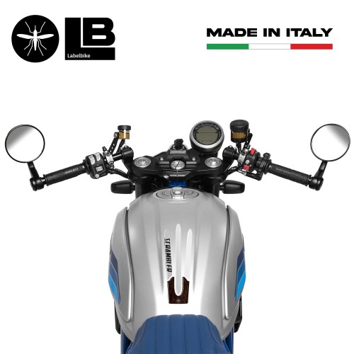 PARASERBATOIO ADESIVO RESINA 3D COMPATIBILE per MOTO DUCATI SCRAMBLER vintage 2