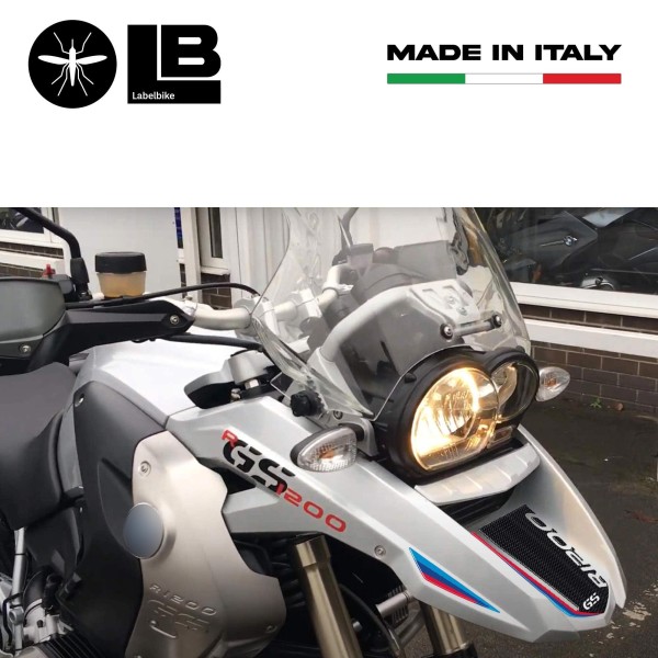 KIT ADESIVI GEL PROTEZIONE RALLY PUNTALE compatibile MOTO BMW GS R1200 2008-2012
