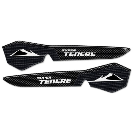 2 ADHESIVOS 3D DE GEL DE RESINA para MANILLARES compatibles para MOTO Yamaha SUPER TENERE