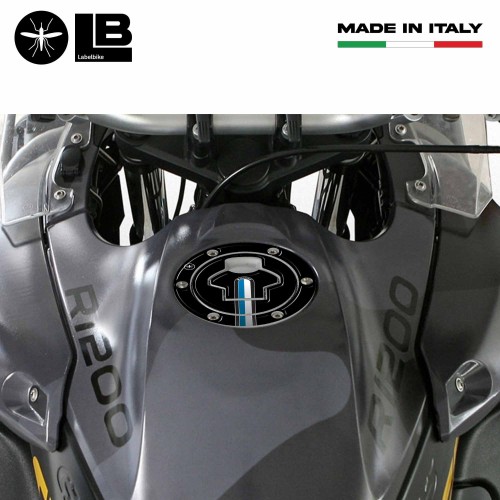 FILLER CAP PROTECTION ADHESIVE 3D BLACK gel compatible BMW motorbikes up to 2006 2