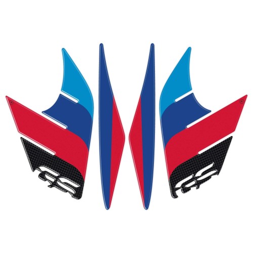 2 3D SEITENSCHÜTZEN RALLY kompatibel für MOTO BMW GS R1200 2013-2016