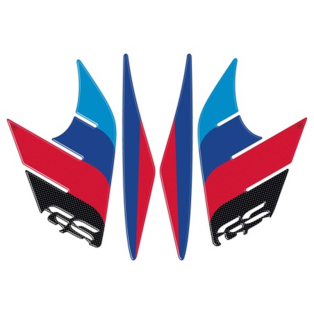 2 3D SEITENSCHÜTZEN RALLY kompatibel für MOTO BMW GS R1200 2013-2016