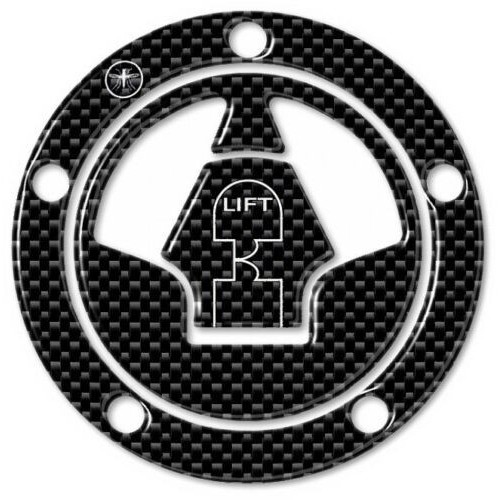 3D CARBON RESIN ADHESIVE FILLER CAP PROTECTION compatible KAWASAKI MOTO 2