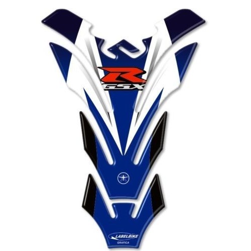 3D BLUE 3D GEL GAS TANK PROTECTION compatible para GSXR GSX-R MOTORBIKE