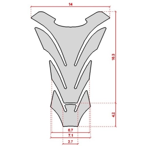 3D BLUE 3D GEL GAS TANK PROTECTION compatible para GSXR GSX-R MOTORBIKE 2