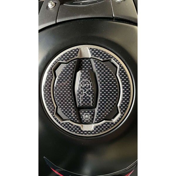 ADESIVO 3D PROTEZIONE TAPPO SERBATOIO compatibile MOTO KAWASAKI 2017-2023