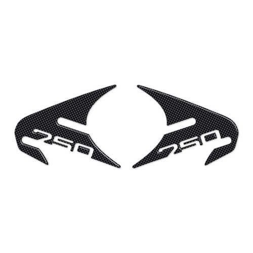 2 ADHESIVES 3D en RESINE pour HONDA INTEGRA 750 compatibles avec HONDA INTEGRA 750 2