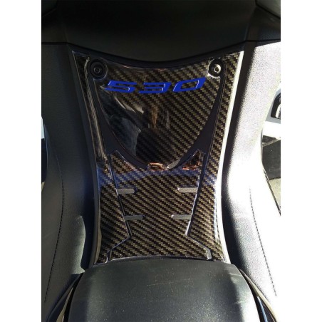 Adesivo resinato 3D pedana anteriore compatibile con Yamaha Tmax 530 2017-2019