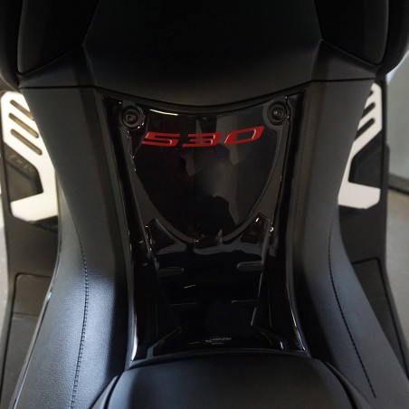 Adesivo resinato 3D pedana anteriore compatibile con Yamaha Tmax 530 2017-2019