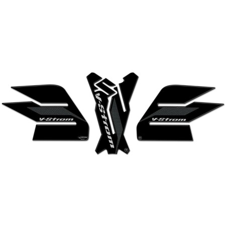 KIT 3 autocollants de protection de cartouche compatibles avec SUZUKI V-STROM 650 17-25 MOTO