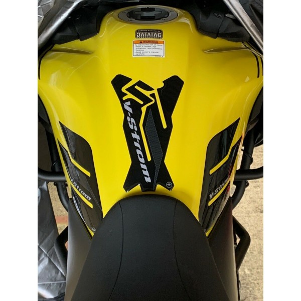 KIT 3 adesivi PROTEZIONI SERBATOIO compatibili per MOTO SUZUKI V-STROM 650 17-25