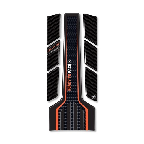 Parabrisas adhesivo 3D de resina de gel compatible para motos naked KTM 790 DUKE