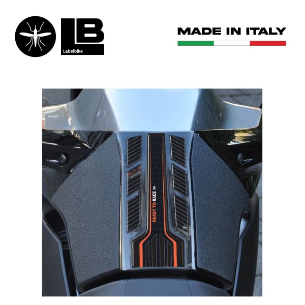 Pare-brise adhésif 3D en résine gel compatible avec les motos naked KTM 790 DUKE