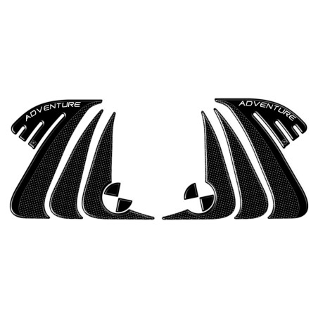 ADHESIVES DE PROTECTION CÔTALE 3D compatibles pour BMW R1200 GS ADVENTURE MOTORBIKE 2014-16