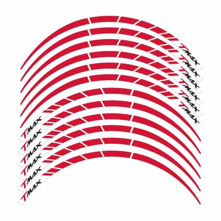 ADHESIVE RIMS STRIPS compatible x scooter YAMAHA TMAX 2008-2016 anniversary