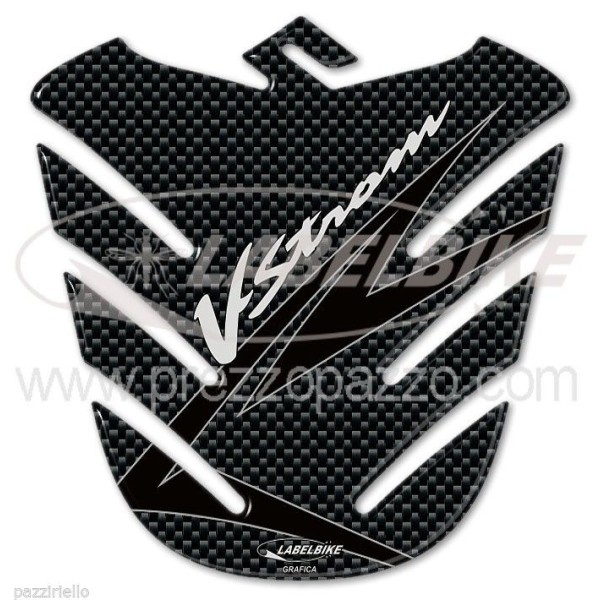 CARBONO 3D RESINA GEL ADHESIVO PANEL SEAL compatible para SUZUKI V-STROM MOTO