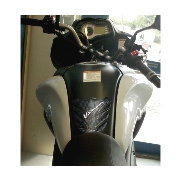 CARBONO 3D RESINA GEL ADHESIVO PANEL SEAL compatible para SUZUKI V-STROM MOTO