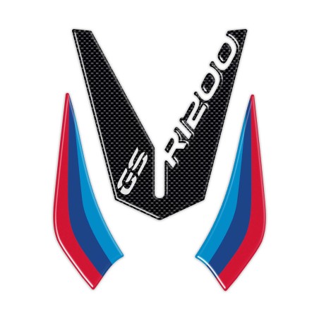 KIT ADHESIVO 3D GEL PROTECCIÓN FRONTAL compatible BMW GS R1200 de 2013-16