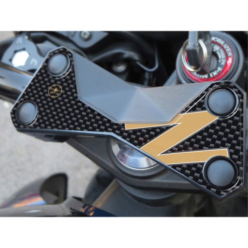 Protector de horquilla 3D compatible para motos KAWASAKI Z750 Z1000 z oro
