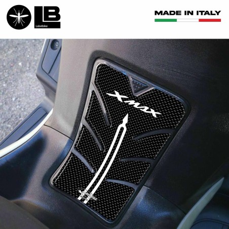 ADESIVO 3D SPORTELLO SERBATOIO X MAX PARASERBATOIO per SCOOTER YAMAHA XMAX 2010-2013