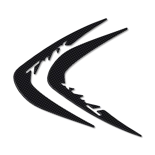 2 ADESIVI-STICKERS 3D PER SPIGOLI compatibili per T MAX YAMAHA TMAX 2001-2007