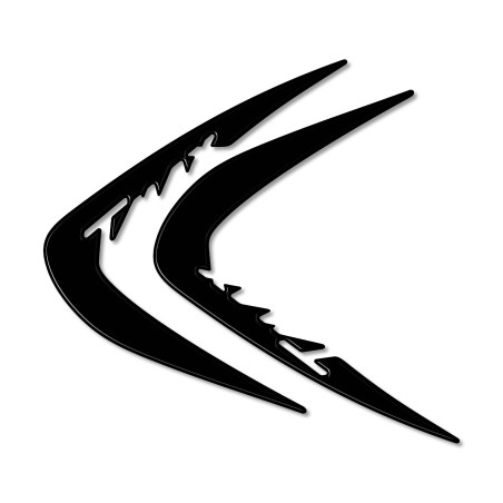 2 3D ADHESIVES-AUFKLEBER FÜR SPIGULARS kompatibel für YAMAHA TMAX 2001-2007
