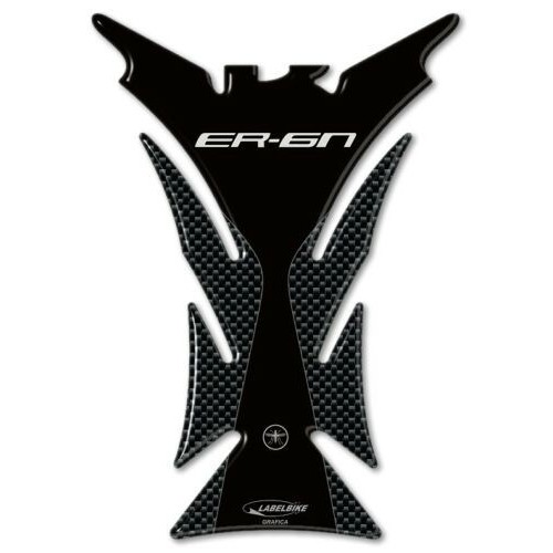 ADHESIVE 3D GEL PROTECTION Tank CARBON kompatibel für Motorrad KAWASAKI ER-6N