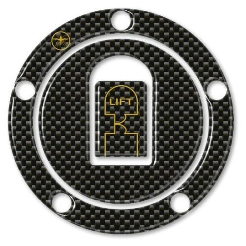 PROTECTION ADHESIVE 3D TANK CAP compatible MOTORCYCLE KAWASAKI 00-06 carbon gold 2