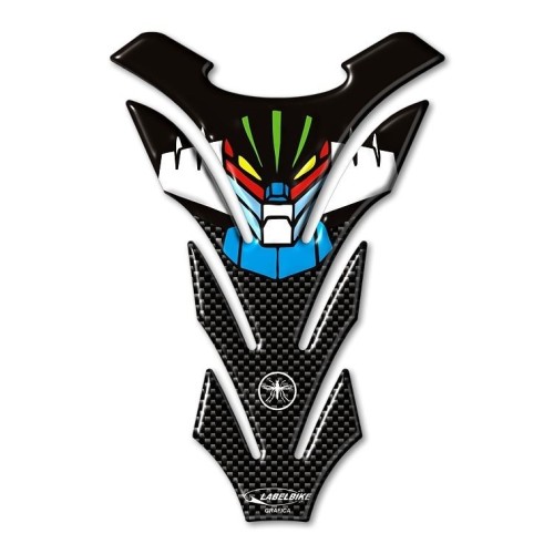 PARASERBATOIO ADESIVI in RESINA 3D CARBON SERBATOIO per MOTO JEEG ROBOT ACCIAIO