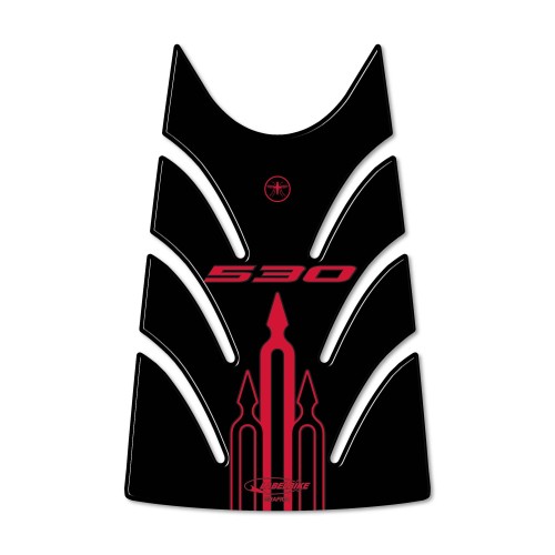 PROTEZIONE SPORTELLO SERBATOIO TMAX 530 ADESIVO 3D per SCOOTER YAMAHA T MAX 2012-16 2