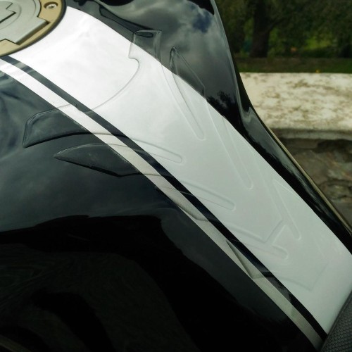 NEUTRAL TRANSPARENT TANK PROTECTOR 3D RESIN MOTORBIKE TANK STICKERS