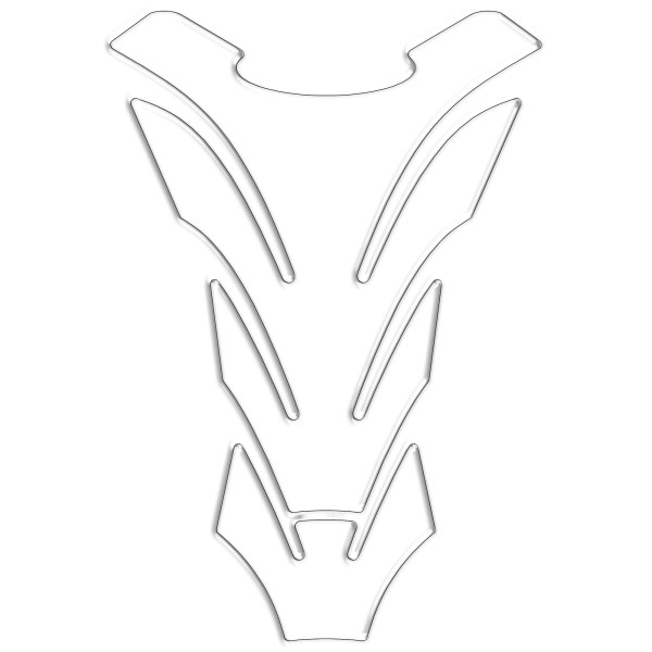 PARASERBATOIO TRASPARENTE NEUTRO  ADESIVI PER SERBATOIO MOTO IN RESINA 3D