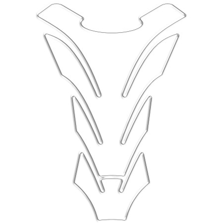 NEUTRAL TRANSPARENT TANK PROTECTOR 3D RESIN MOTORBIKE TANK STICKERS