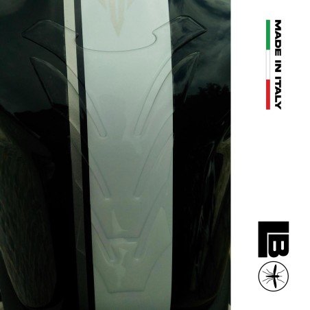 NEUTRAL TRANSPARENT TANK PROTECTOR 3D RESIN MOTORBIKE TANK STICKERS