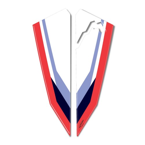 Stickers 3D protecteurs de nez avant de moto compatibles avec Honda Transalp 2023