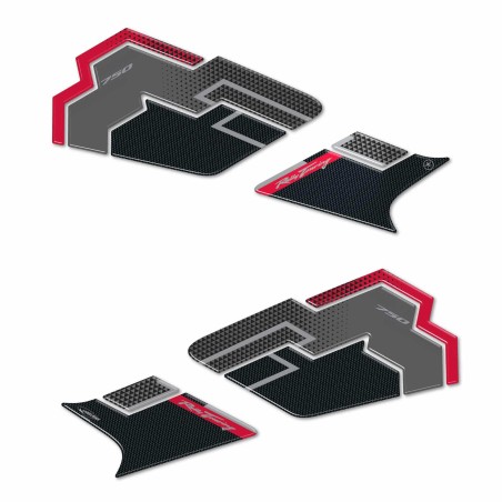 Motorbike side tank protector stickers compatible with Honda Transalp 2023