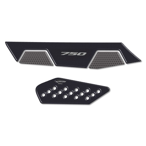 Sticker 3D protection silencieux moto compatible avec Honda Transalp XL750 2023