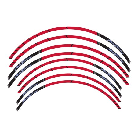 Adhesive stripes motorbike wheel rim kit compatible with Honda Transalp XL750 2023