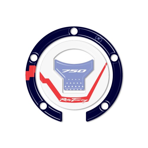 Pegatina 3D protección tapa depósito moto compatible con Honda Transalp 2023