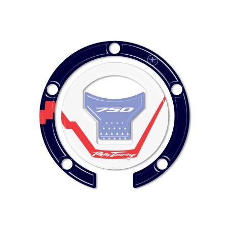 Sticker 3D protection bouchon de réservoir moto compatible avec Honda Transalp 2023