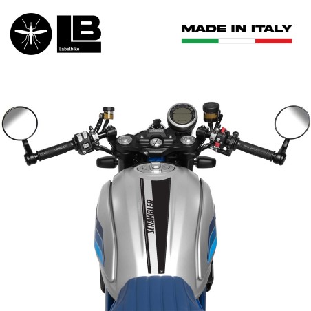 PARASERBATOIO ADESIVO in GEL RESINA 3D COMPATIBILE per MOTO DUCATI SCRAMBLER NEW